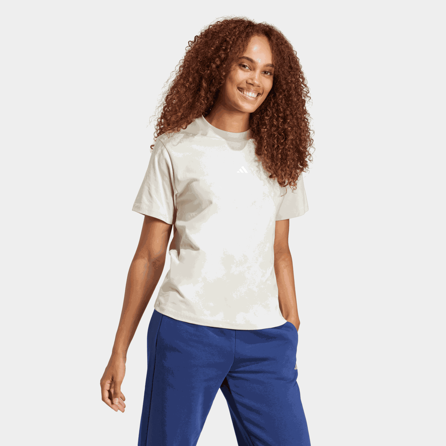 Essentials Small Logo Cotton T-Shirt, t-shirt, dam - full image 2