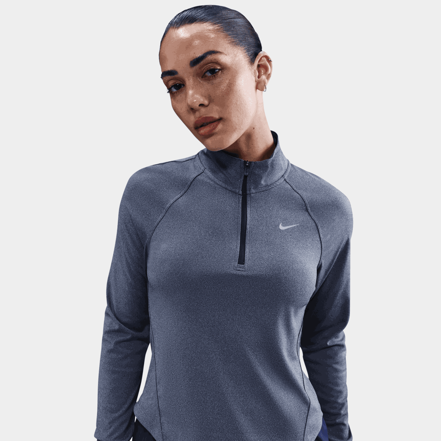 Tempo Dri-FIT 1/4 Zip Top, träningströja, dam - full image 1