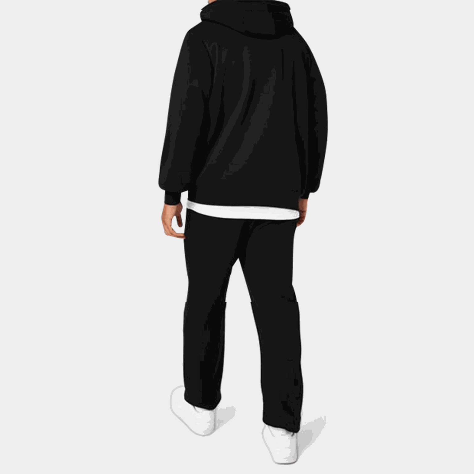 Fleece Hoodie, huvtröja, herr - full image 4