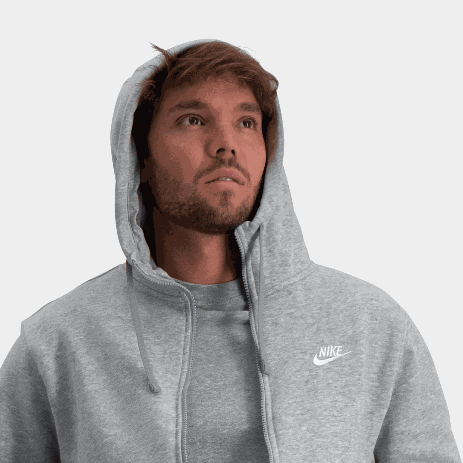Club Hoody Full Zip, huvjacka herr - full image 3
