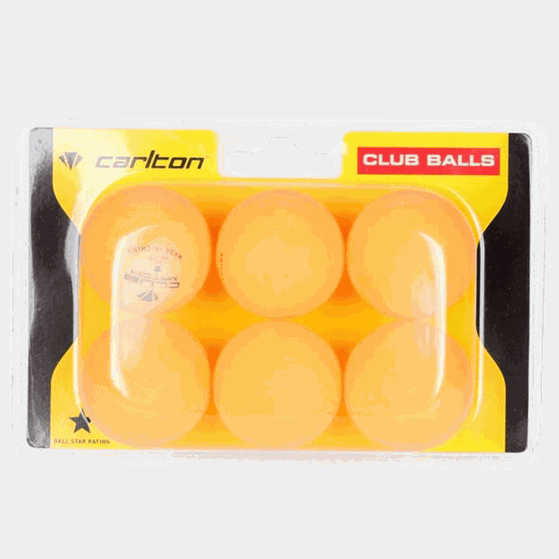 Club 6pk Ball, bordtennisbollar - Tillbehör Bordtennis