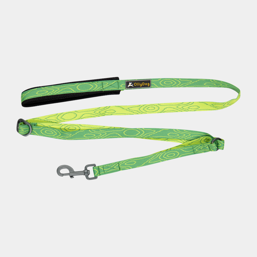 Flagstaff Adj Leash Sage Bark, hundkoppel - full image 1