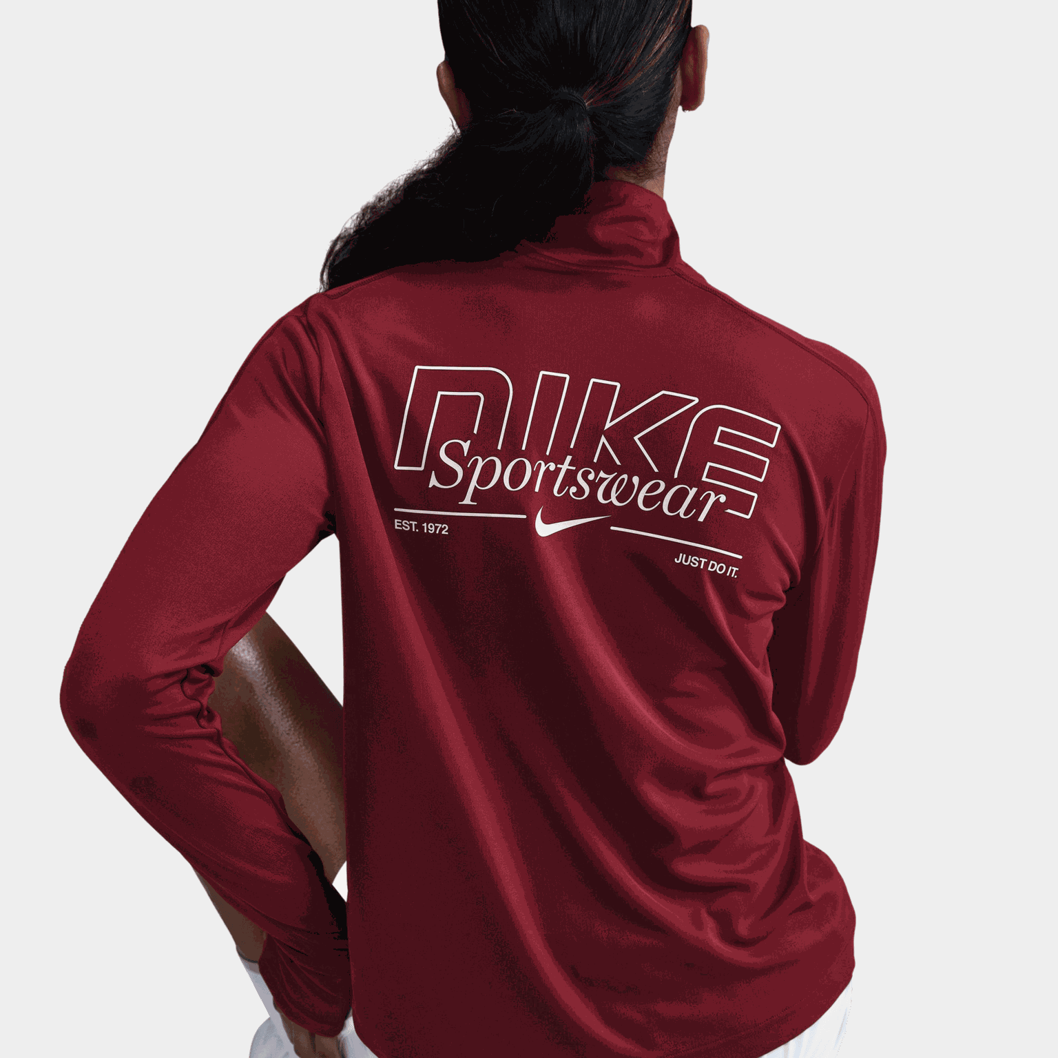 Dri-FIT Pacer 1/4 Zip, träningströja, dam - full image 2