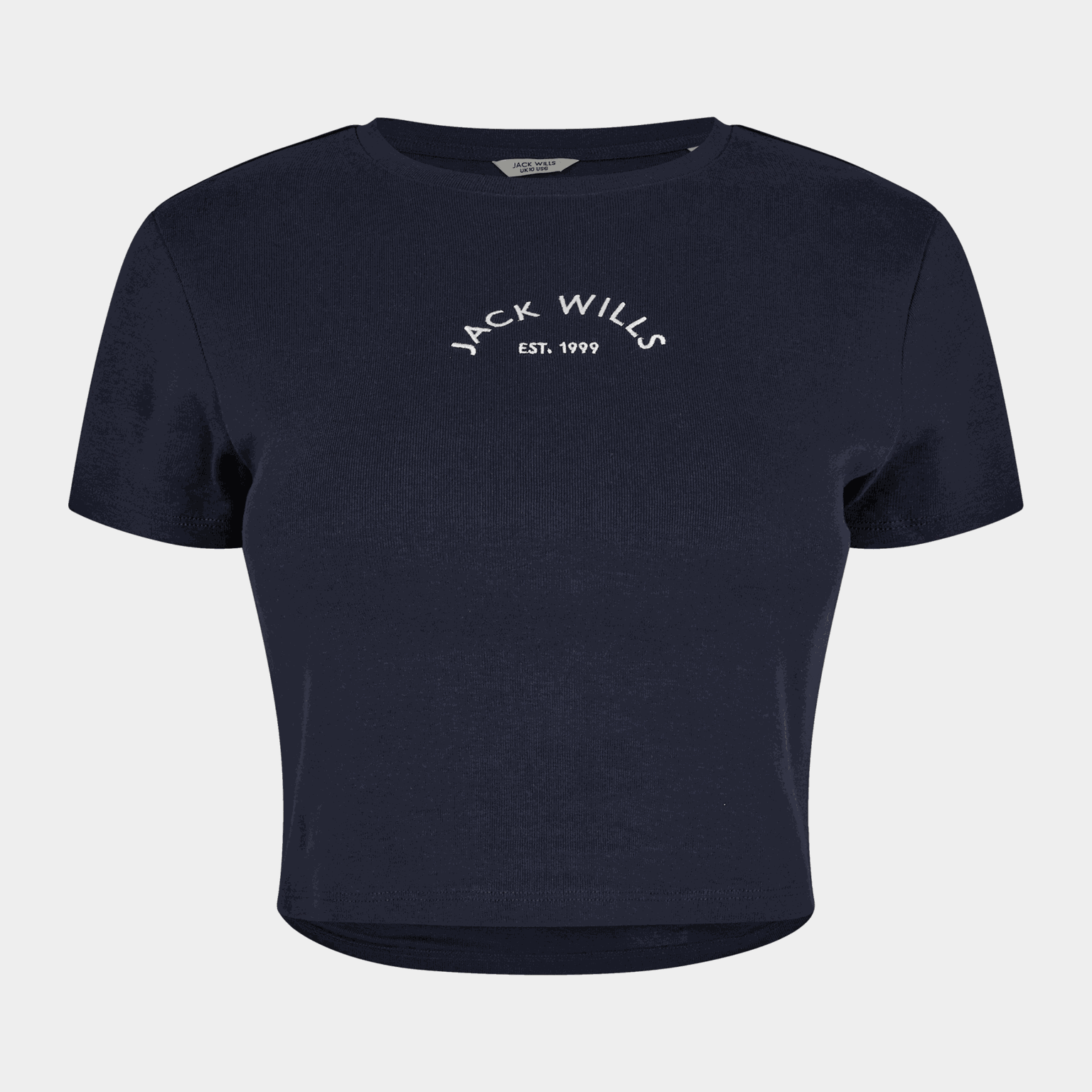 Crop Top Tee, kort t-shirt, dam - full image 3