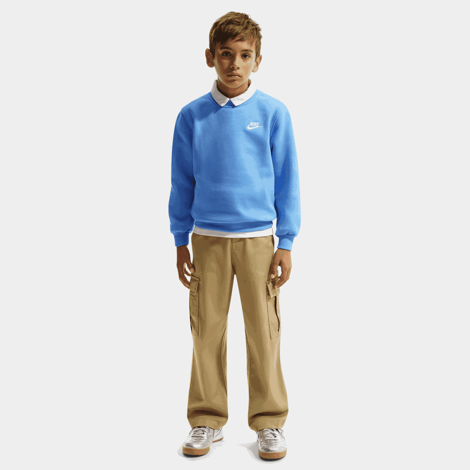 Sportswear Club Fleece Crewneck, Tröja, barn - full image 2