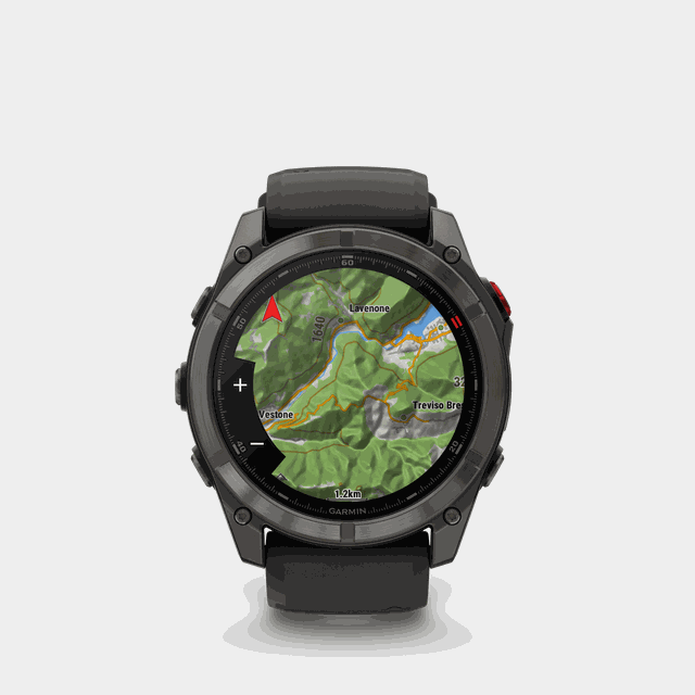 FENIX 8 Pro, 51mm, Saph, Ti, Graphite, EMEA, multisportklocka, smartklocka - Pulsklocka