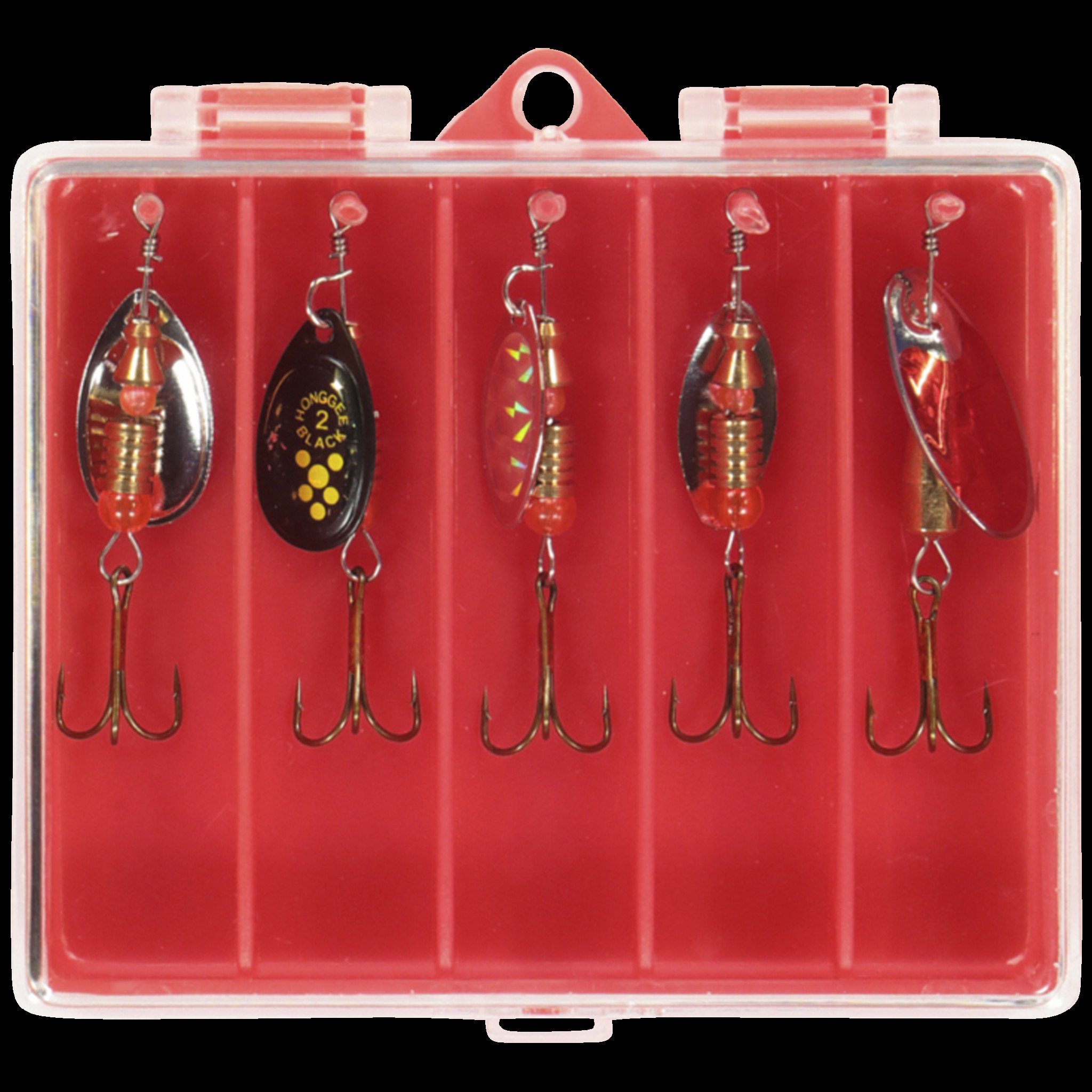 Spinnarsortiment 5-pack box