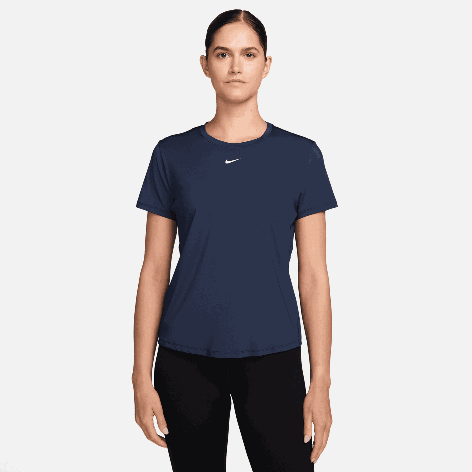 One Fitted Dri-FIT Short Sleeve Top, t-shirt, dam - full image 1