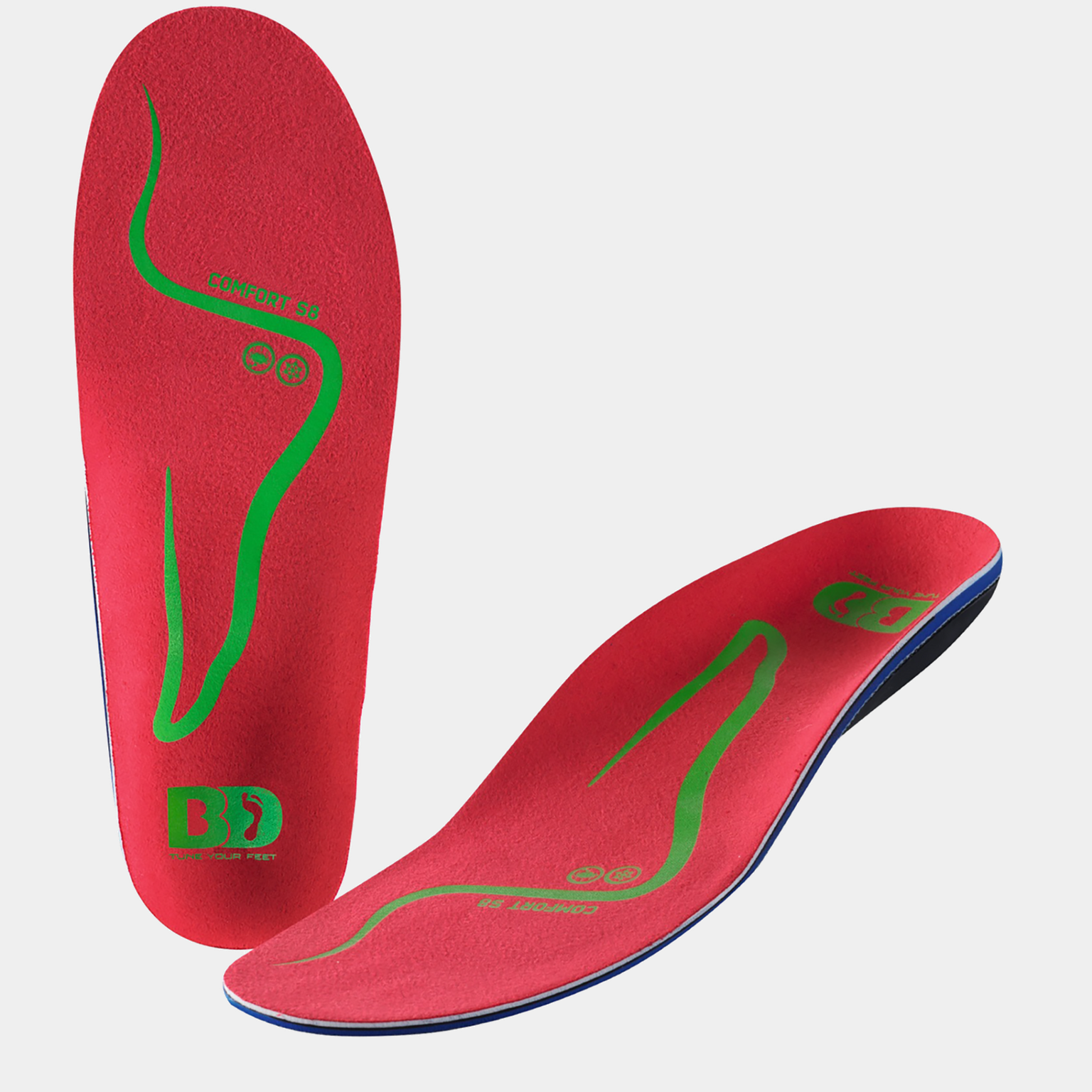 Alpine Insoles Comfort Low Arch 24/25, alpinsula för lågt fotvalv - full image 1