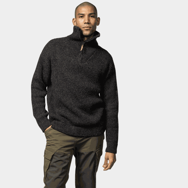 Hunter Wool Sweater, ulltröja herr - Tröjor