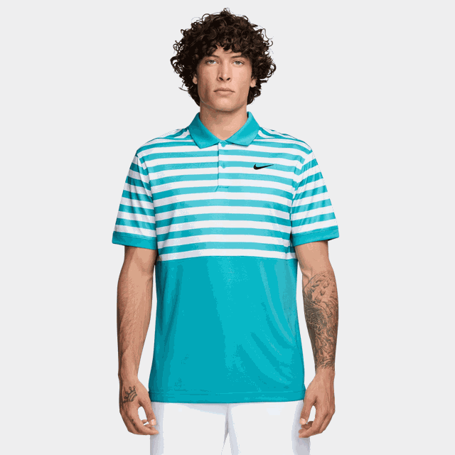 Dri-FIT Victory+ Polo Blocked, golftröja, herr - Golfpikeer