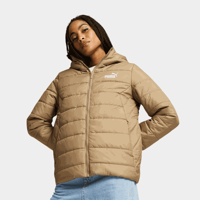 ESS Hooded Padded Jacket, isoleringsjacka dam - Fritidsjackor
