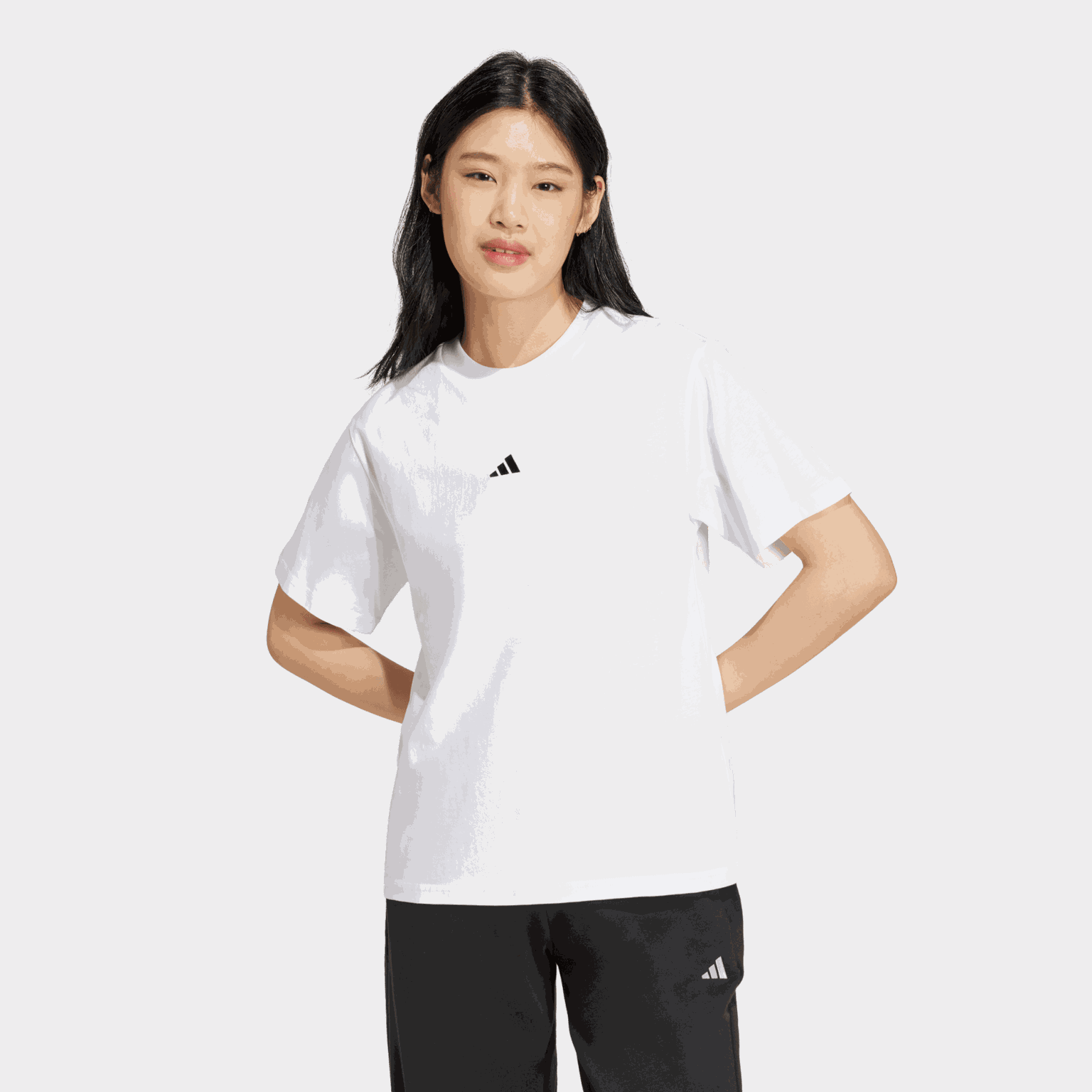 Essentials Small Logo Cotton T-Shirt, t-shirt, dam - full image 1