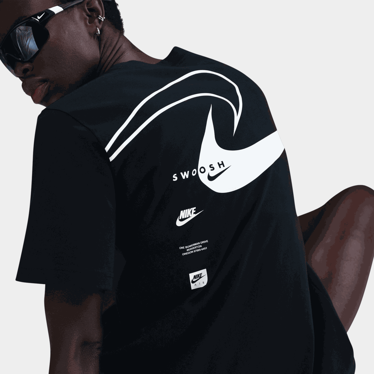 Nsw Club Ss Tee Oc Swoosh, t-shirt, dam - full image 2