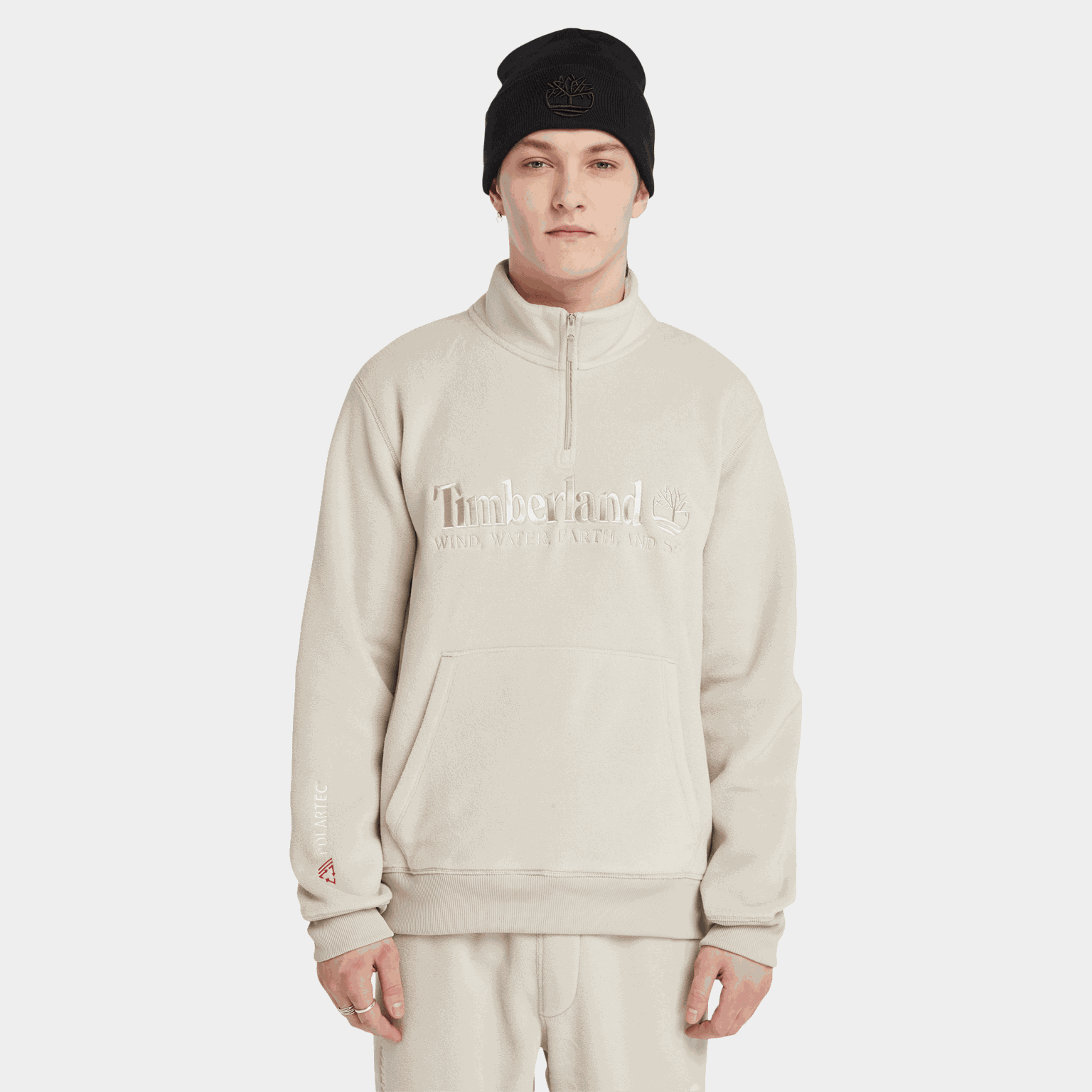 Linear Logo 1/4 Zip Pol, tröja, herr - full image 1