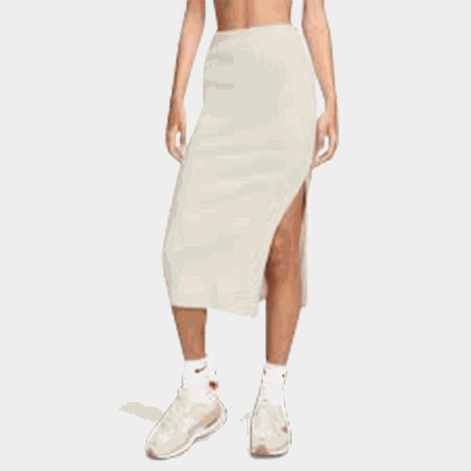Nsw Nk Chll Knt Rib Md Skirt, kjol, dam - full image 1