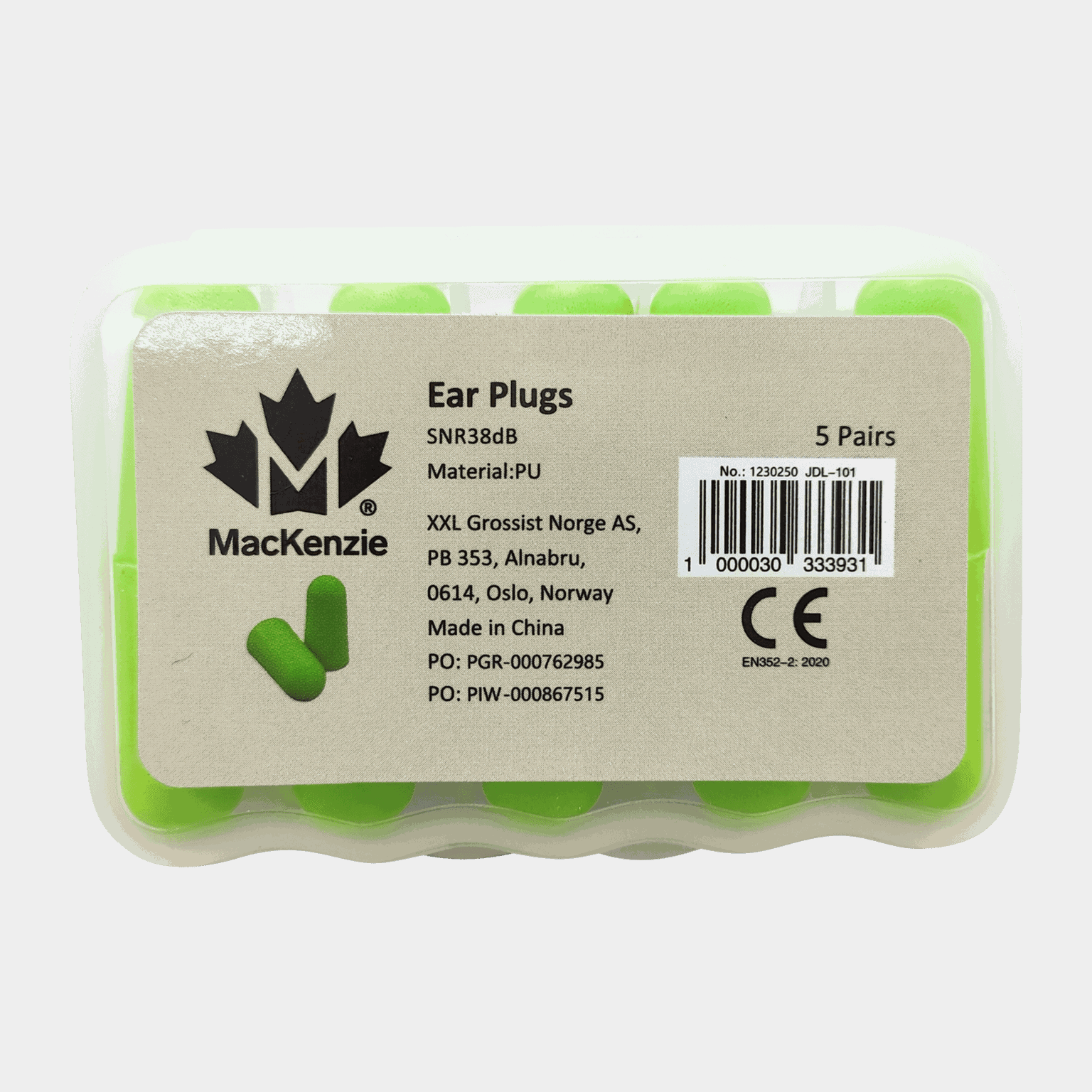 Ear Plugs 38dB, formbara öronproppar - full image 3
