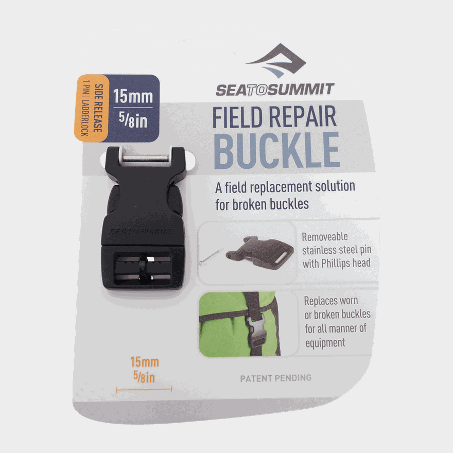 Buckle 15Mm Side Release 1 Pin Black, reservclips - full image 4