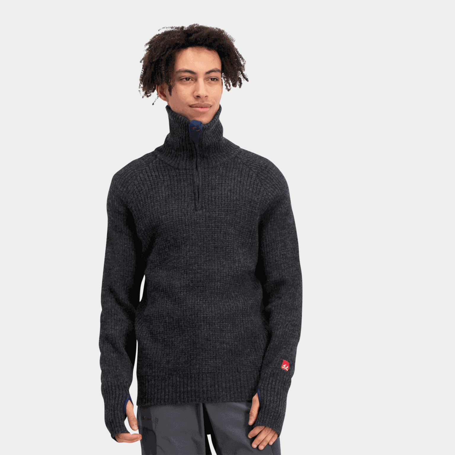 Rav sweater zip, ulltröja - full image 4