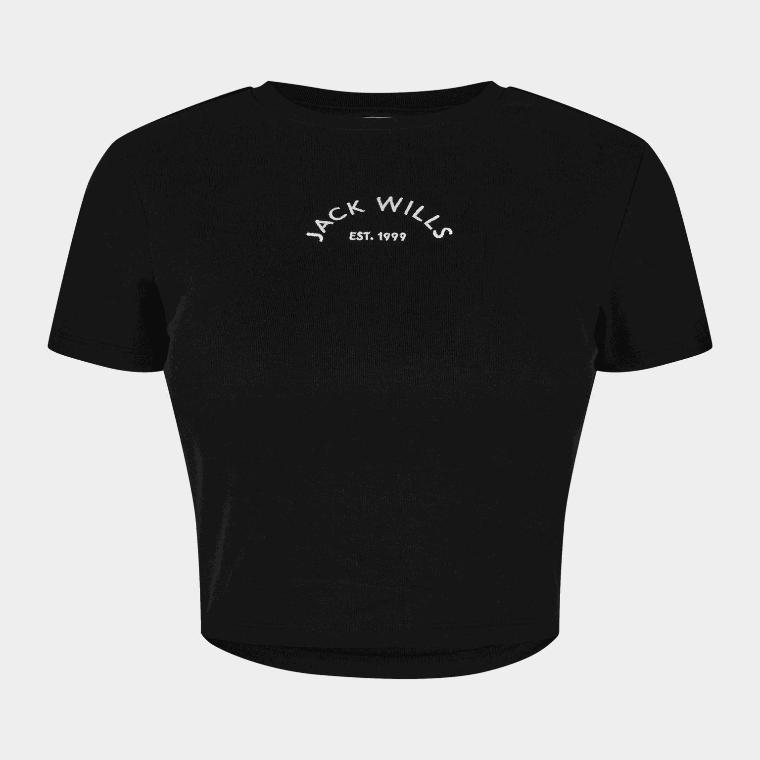 Crop Top Tee, kort t-shirt, dam - full image 3