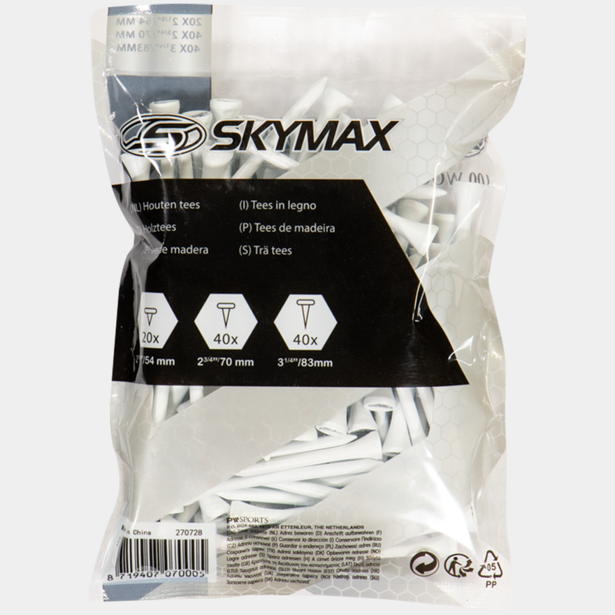 WOODEN TEES 69/mm (100 pcs), golfpeggar - full image 2