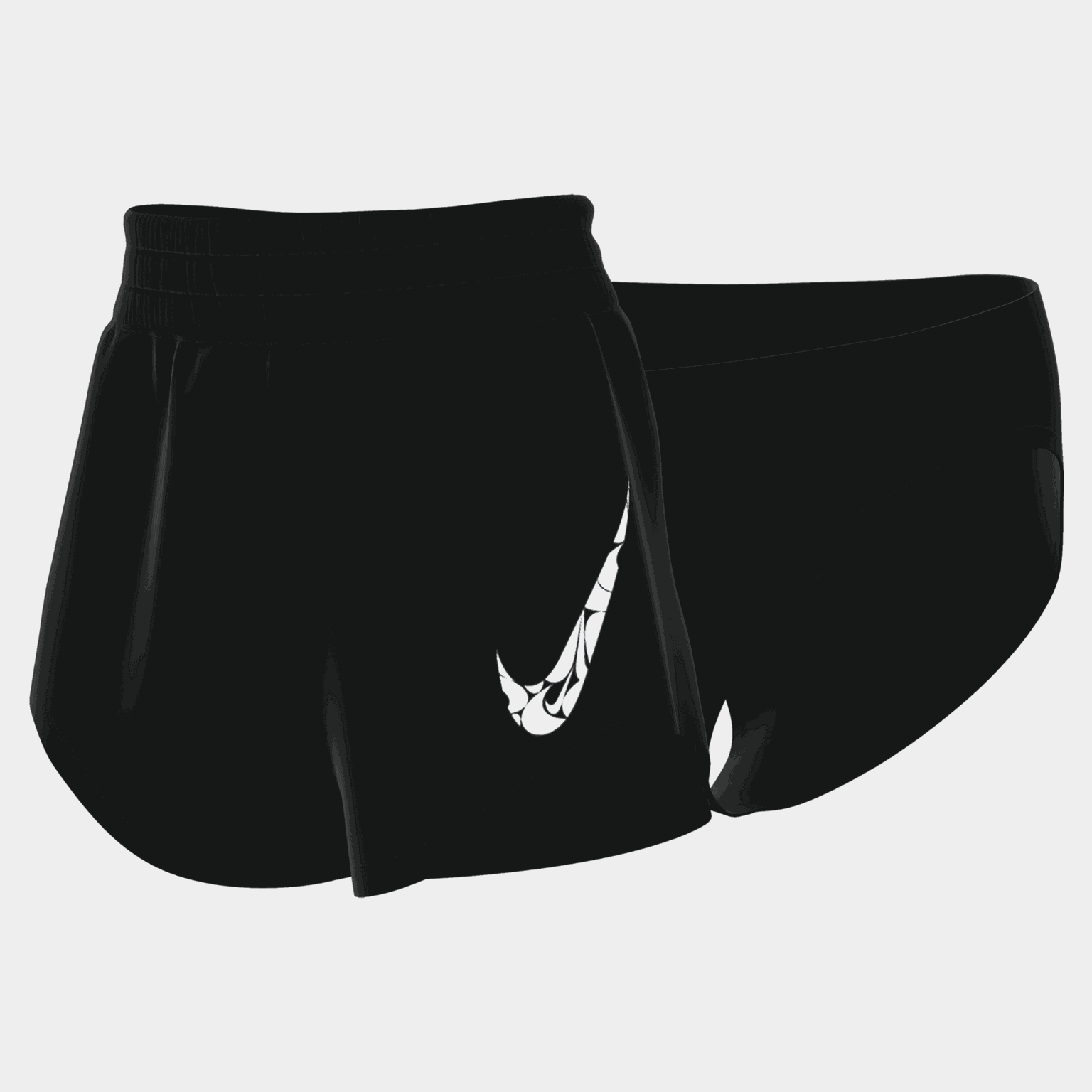 One Swoosh HyperBright Dri-FIT Mid-Raise Brief-Lined Short, träningsshorts, dam - full image 1