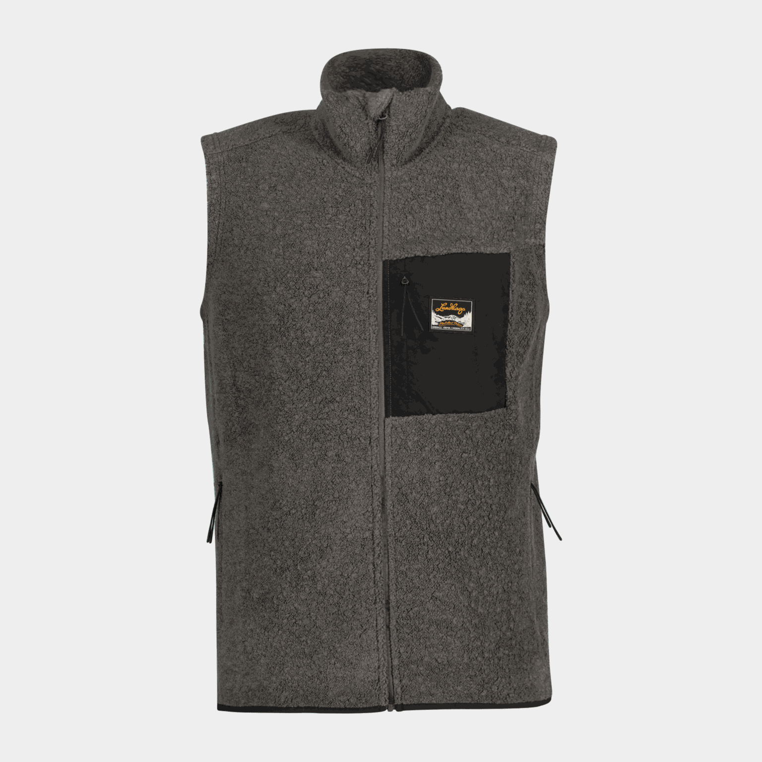 Flok Wool Ms Pile Vest, , väst - full image 1
