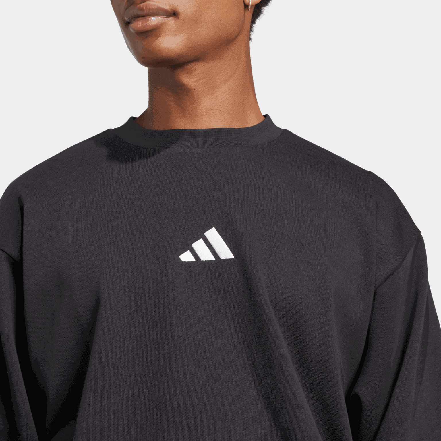 Essentials Feelcozy Fleece Sweatshirt, tröja, herr - full image 4