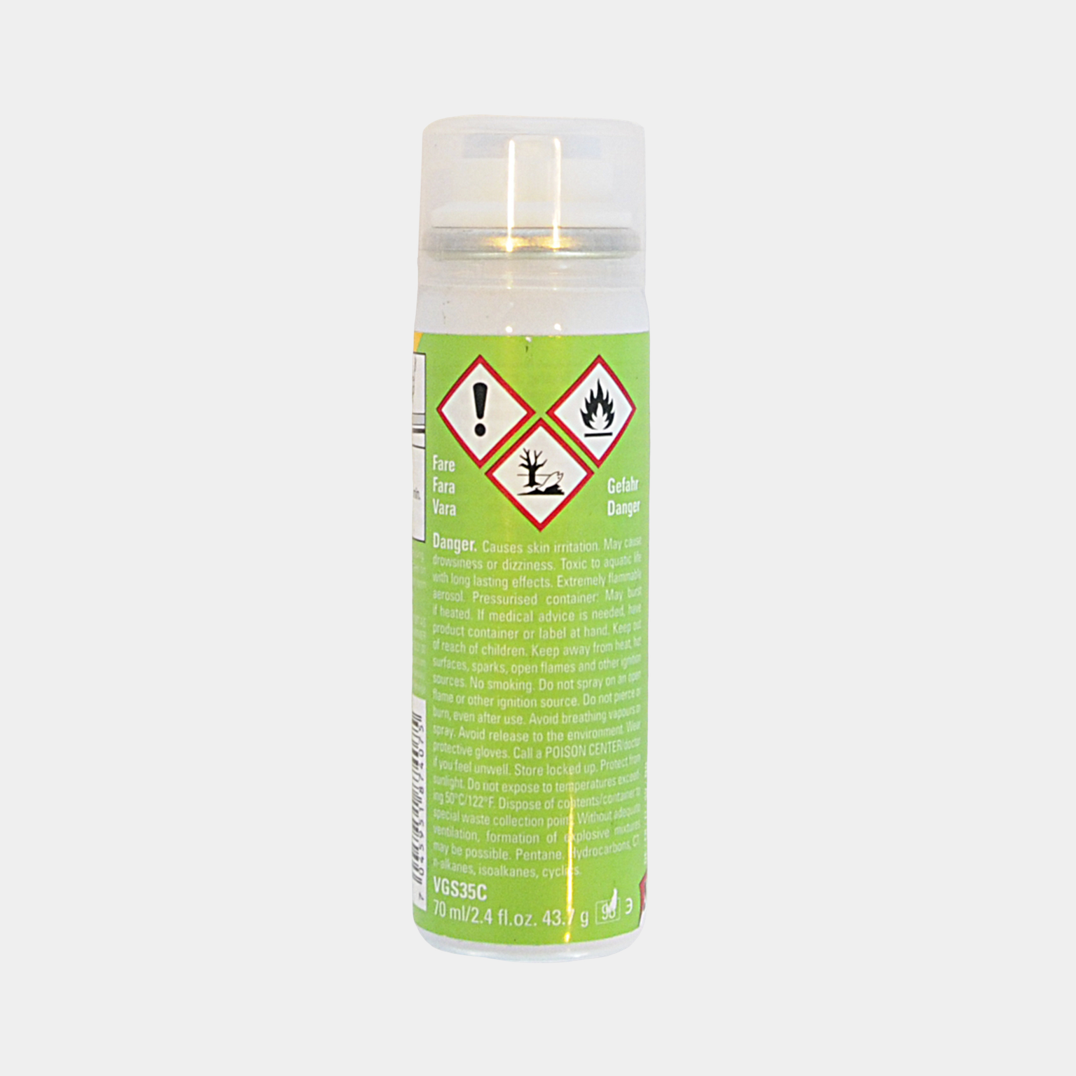 Grip Wax Spray VGS35C Base 70 ml 25/26, grundvalla spray - full image 1