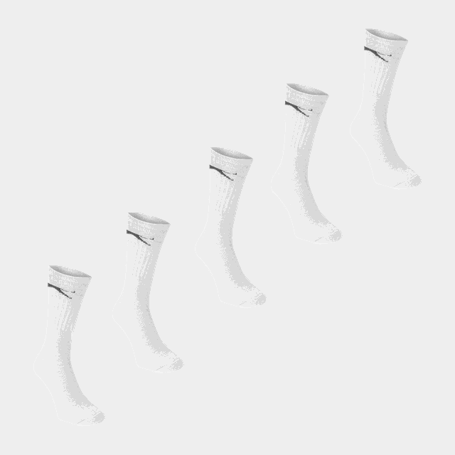 Slaz 5PK Crew Sock, , strumpor, barn - Bomullsstrumpor