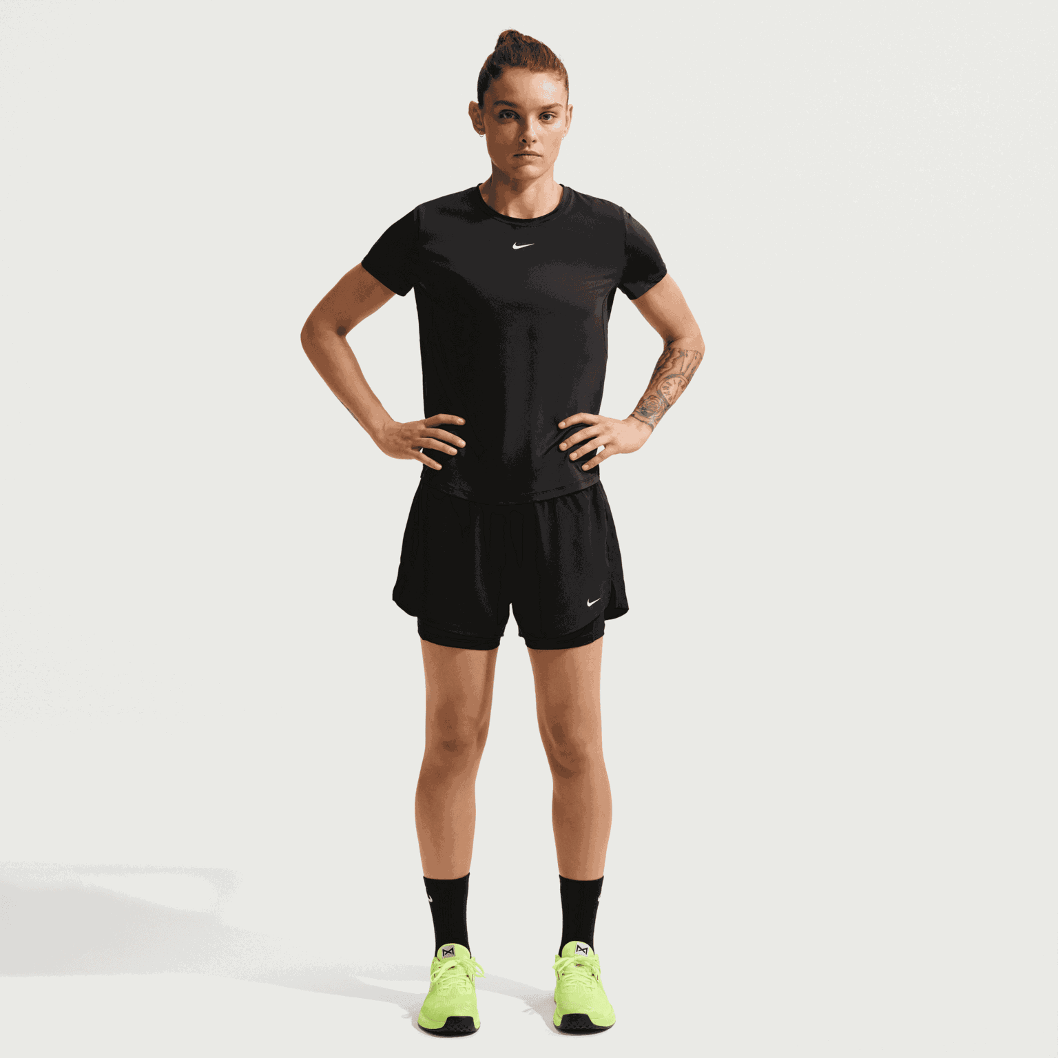 One Dri-FIT High Waisted 3in 2n1 Short, träningshorts, dam - full image 1