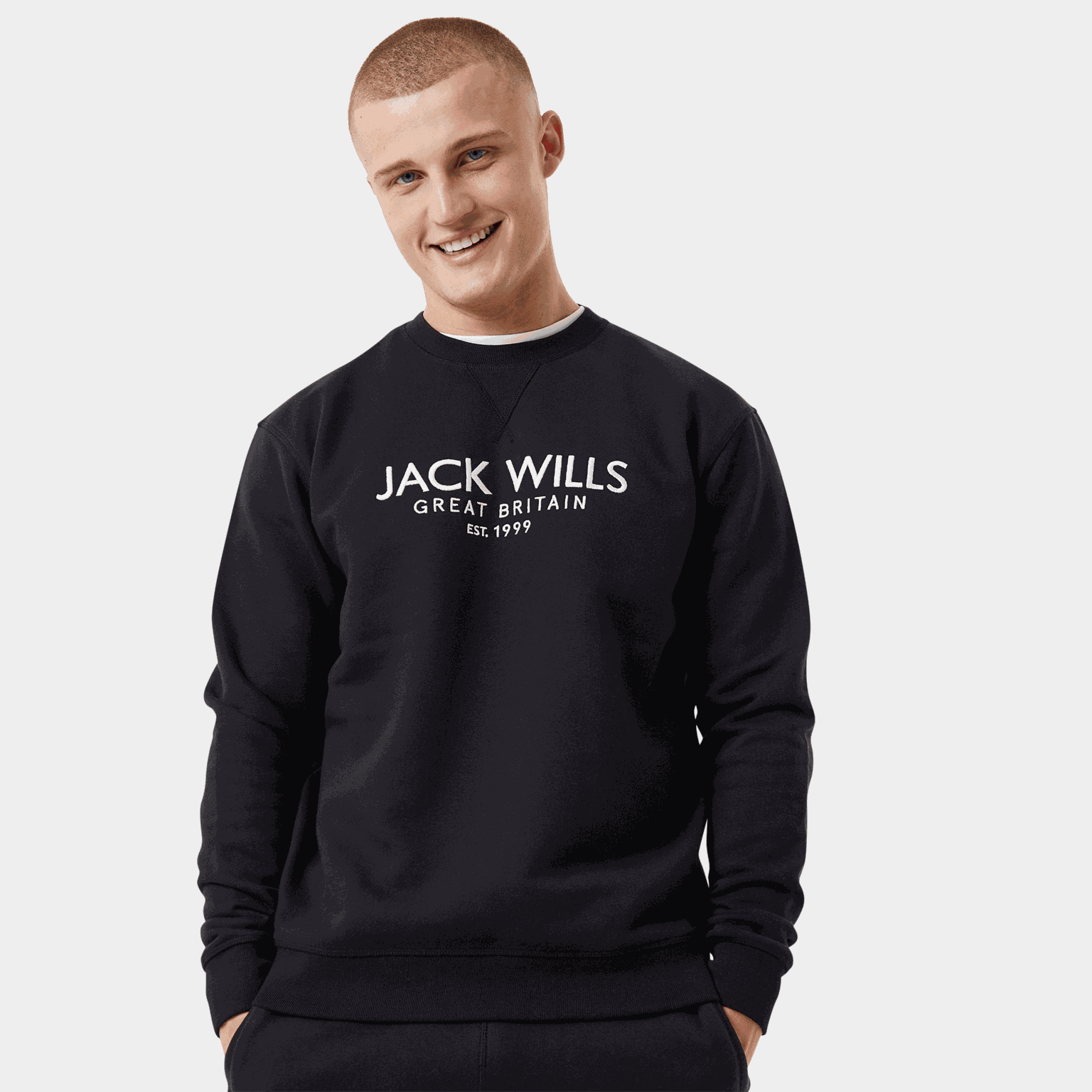 Belvue LL Crew, tröja, crewneck, herr - full image 1