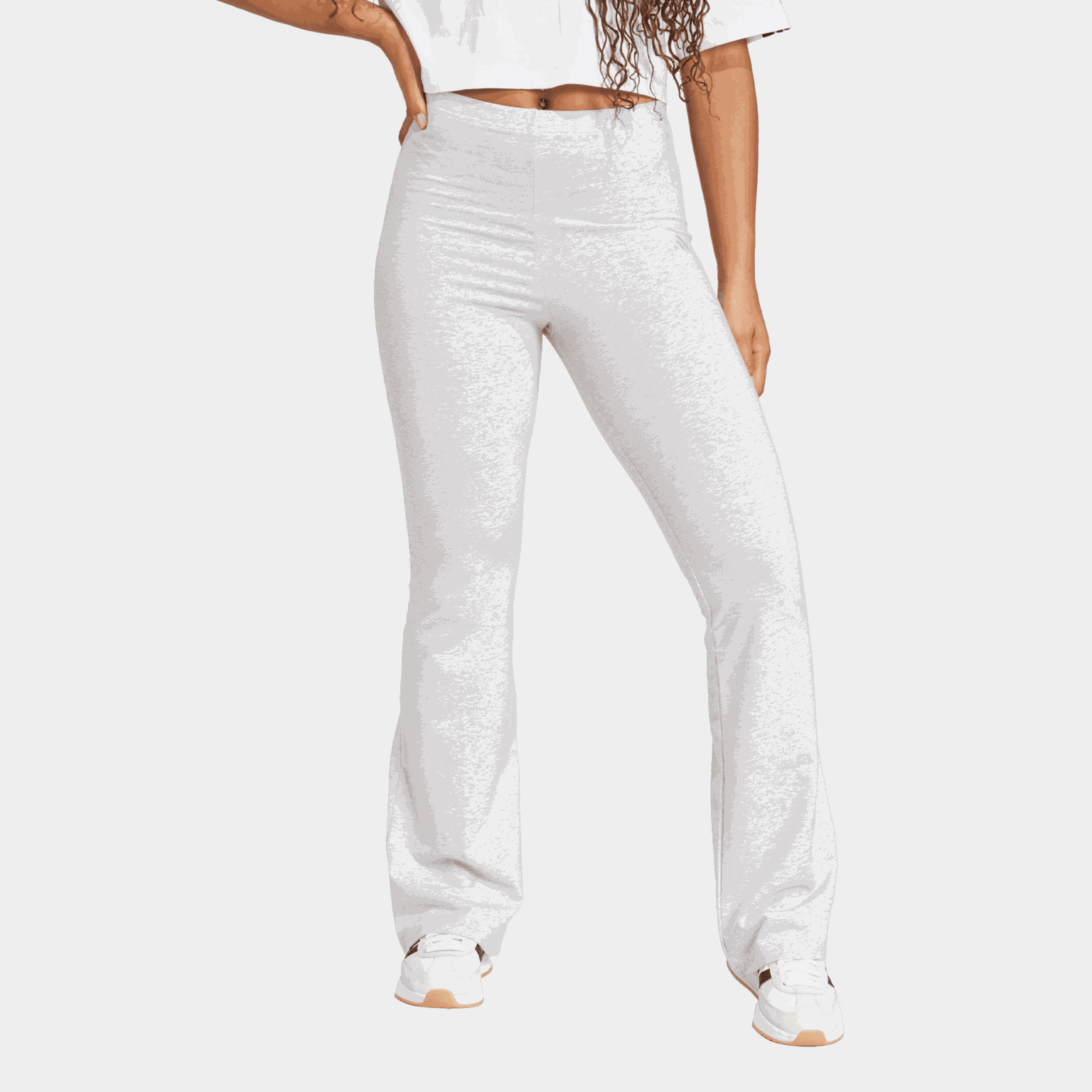 Essentials Small Logo Flared Leggings, joggingbyxor, dam - full image 1