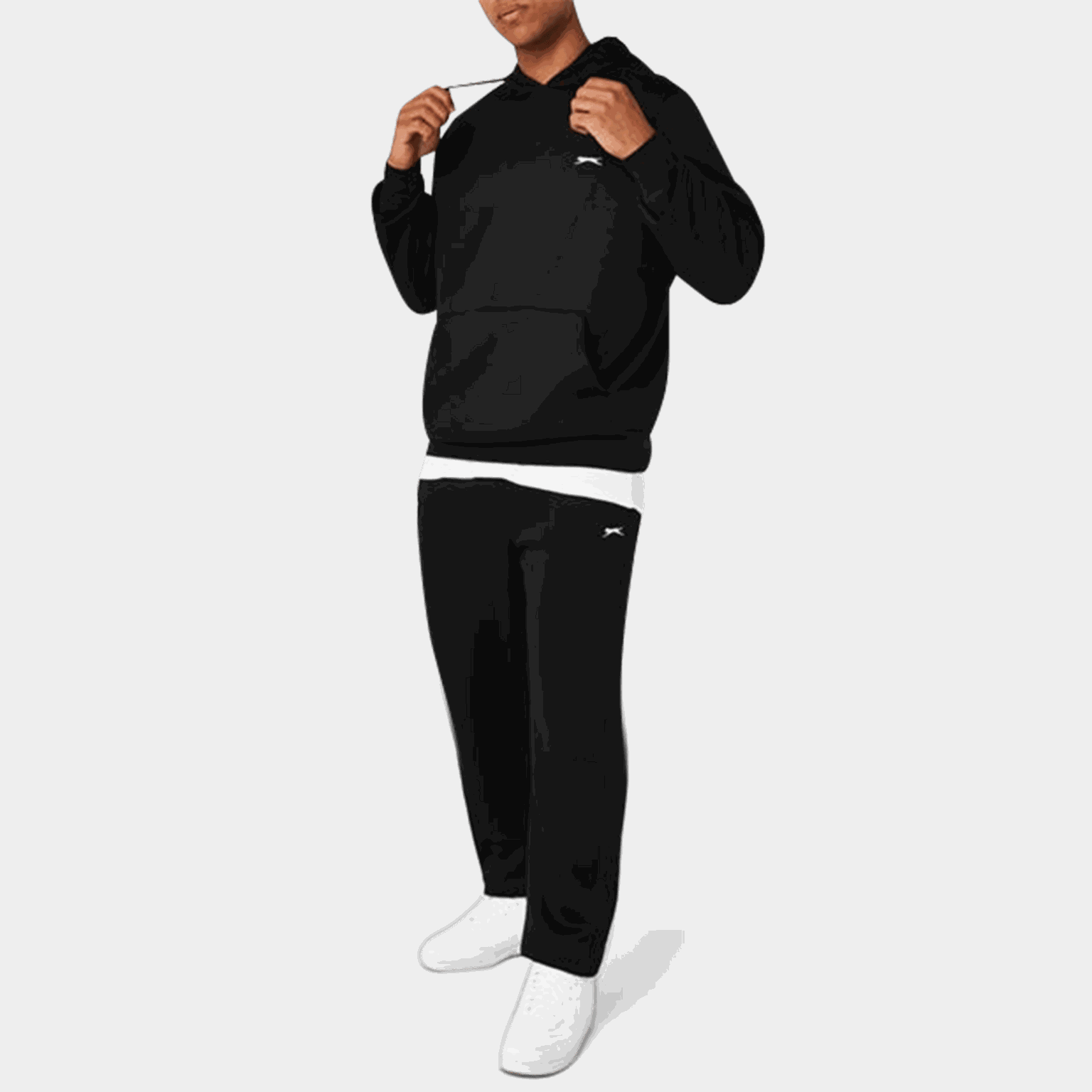 Fleece Hoodie, huvtröja, herr - full image 3