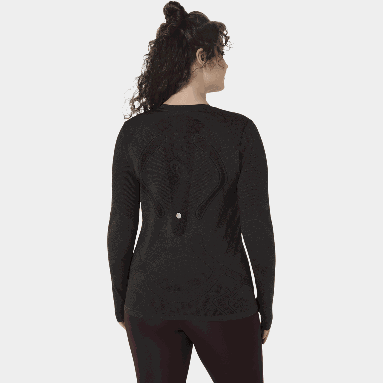 Road Seamless Long Sleeve Top, träningströja, dam - full image 3