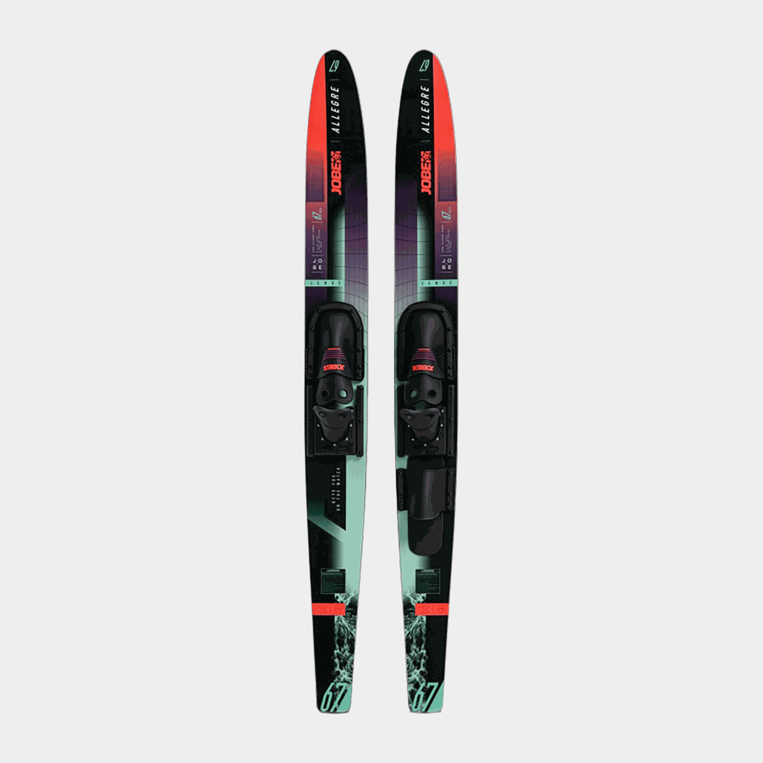 Allegre Combo Skis Red, vattenskidor - full image 1