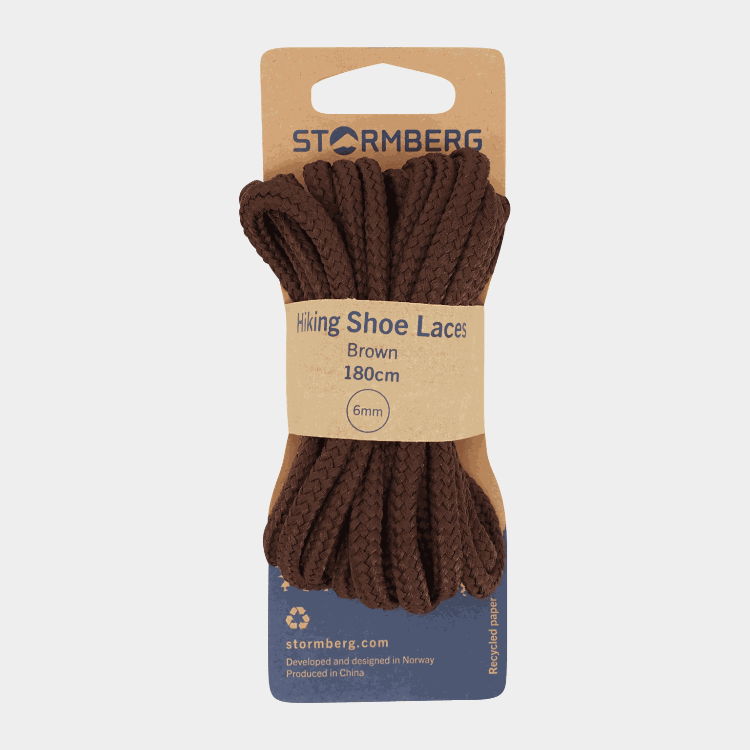 Hiking Shoe Laces Black 180cm, skosnören - full image 1