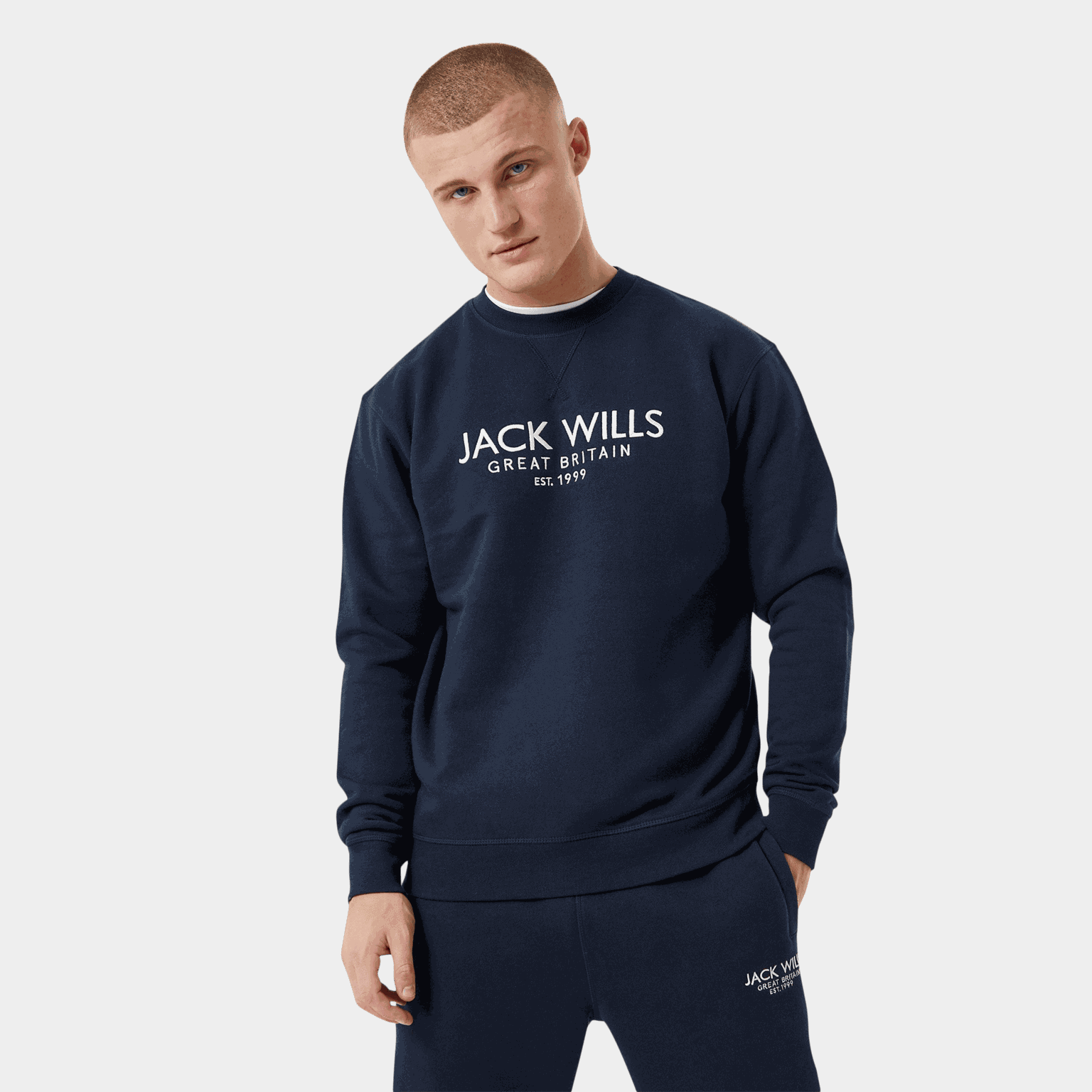 Belvue LL Crew, tröja, crewneck, herr - full image 1