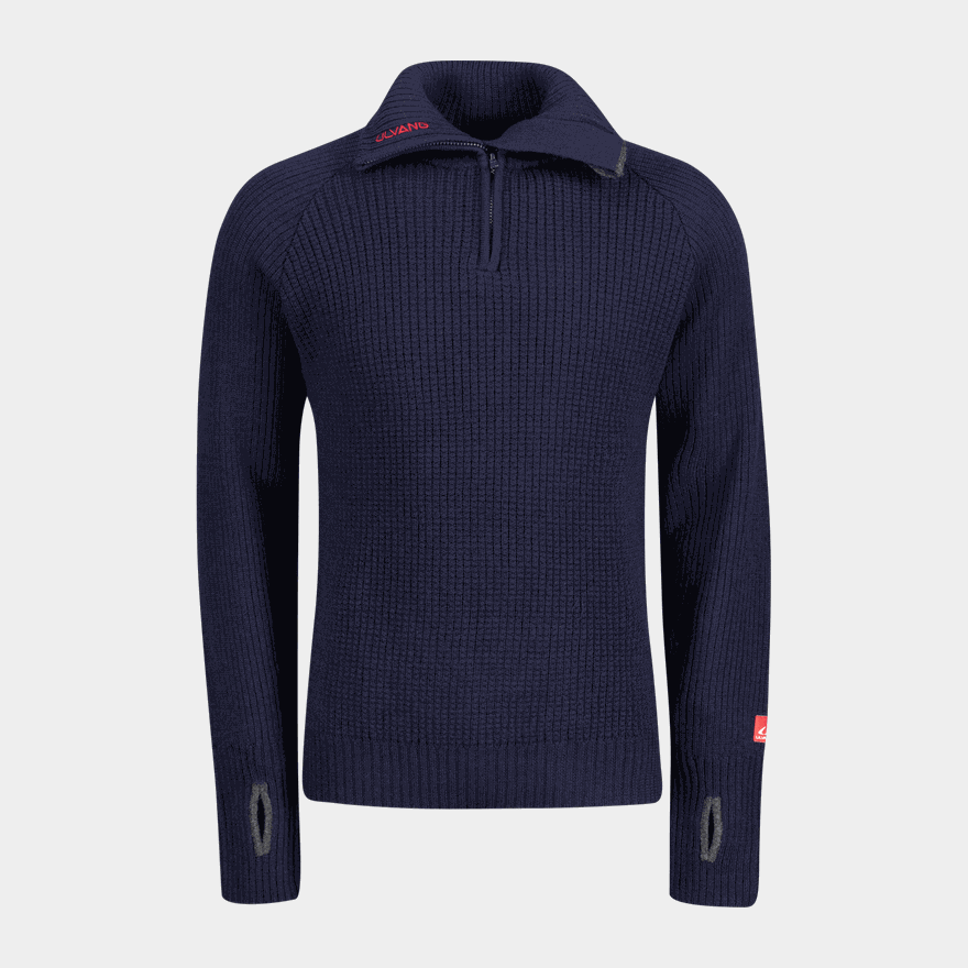 Rav sweater zip, ulltröja - full image 1