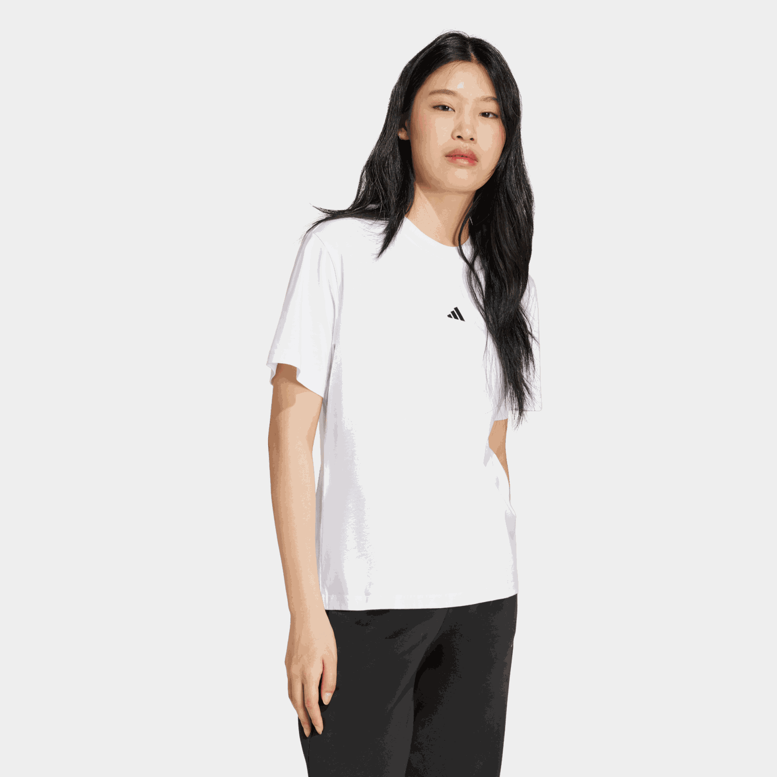 Essentials Small Logo Cotton T-Shirt, t-shirt, dam - full image 2