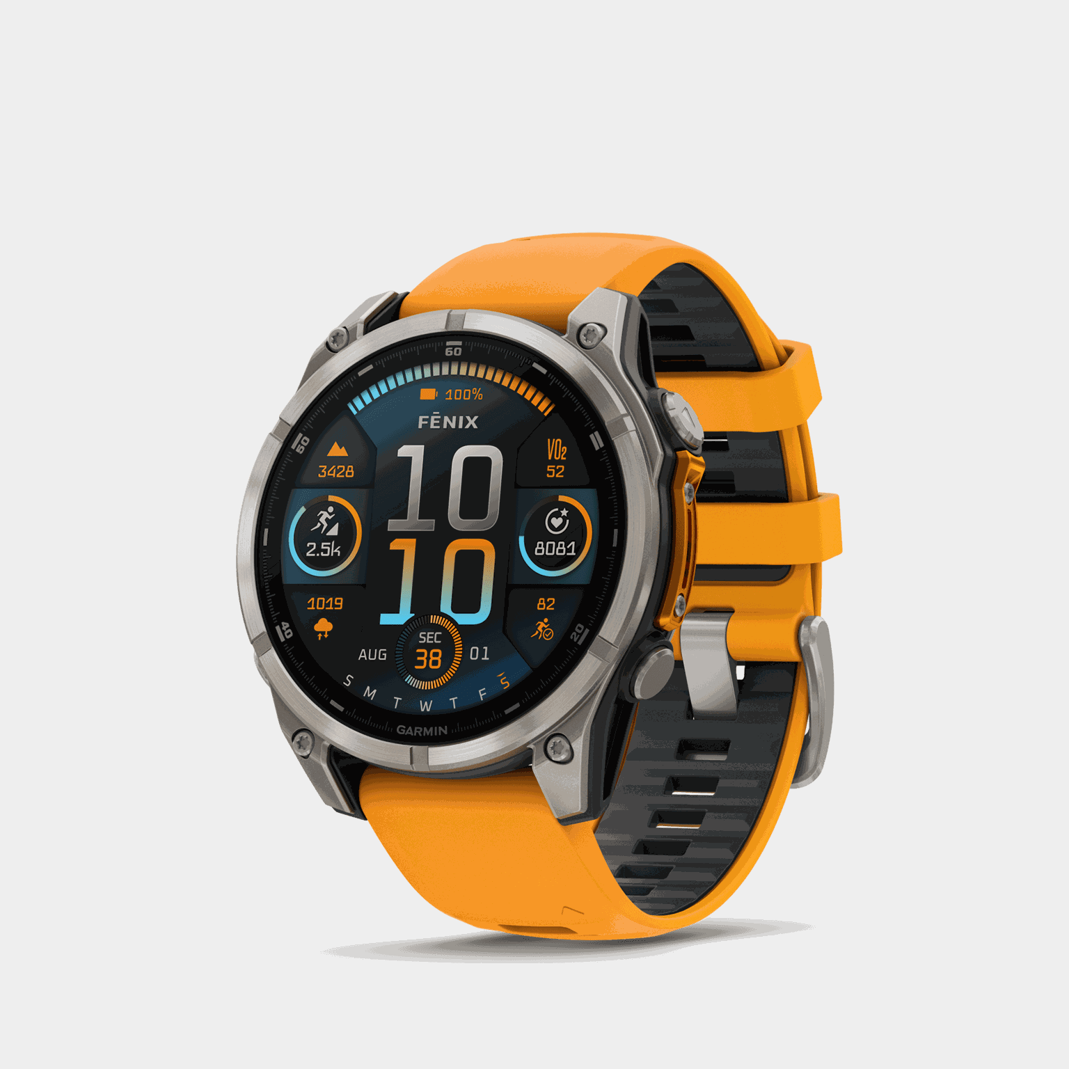 fenix 8 – 47 mm, AMOLED, Sapphire, Titanium, fenix - full image 2