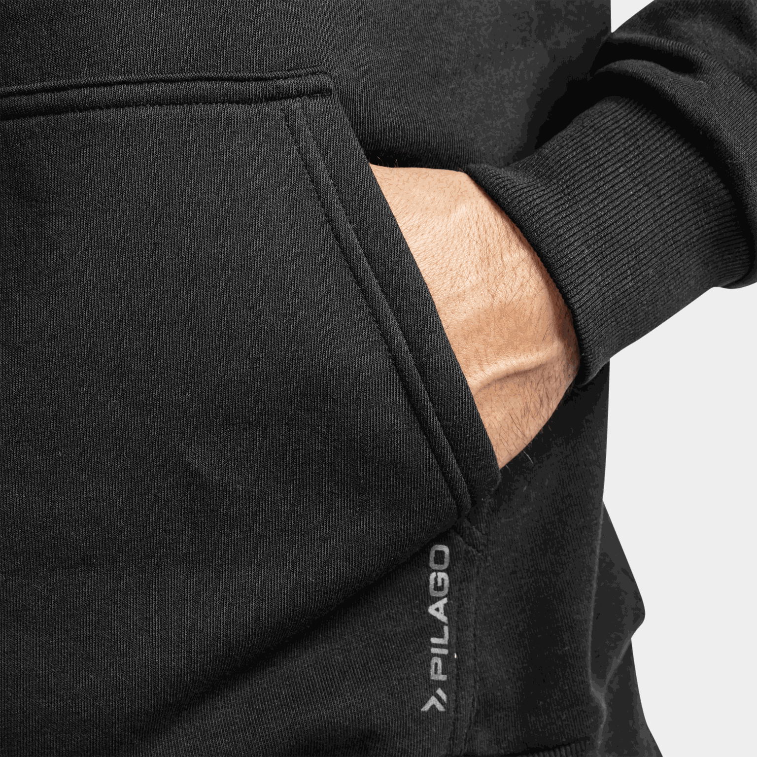 Essentiell hoodie, huvtröja herr - full image 4
