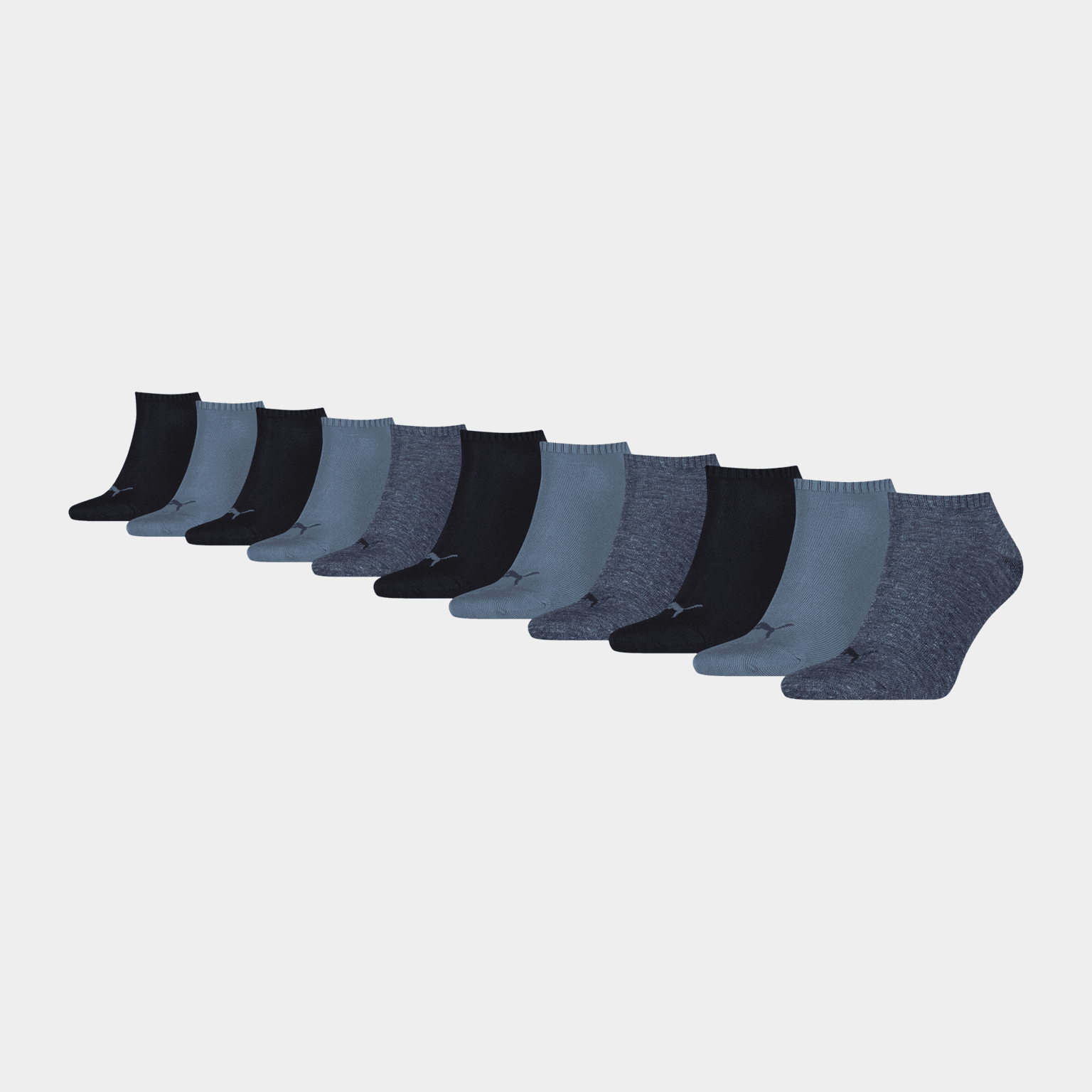11PK Sneaker Socks, strumpor - Bomullsstrumpor