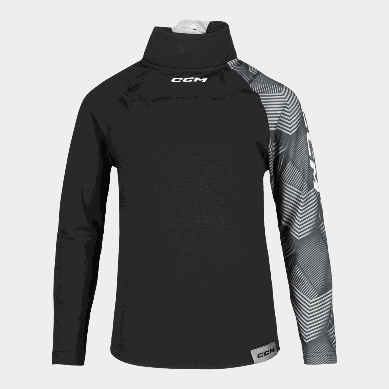 Base Layer Neck Guard Shirt 26/27, kompressionströja, junior - full image 1