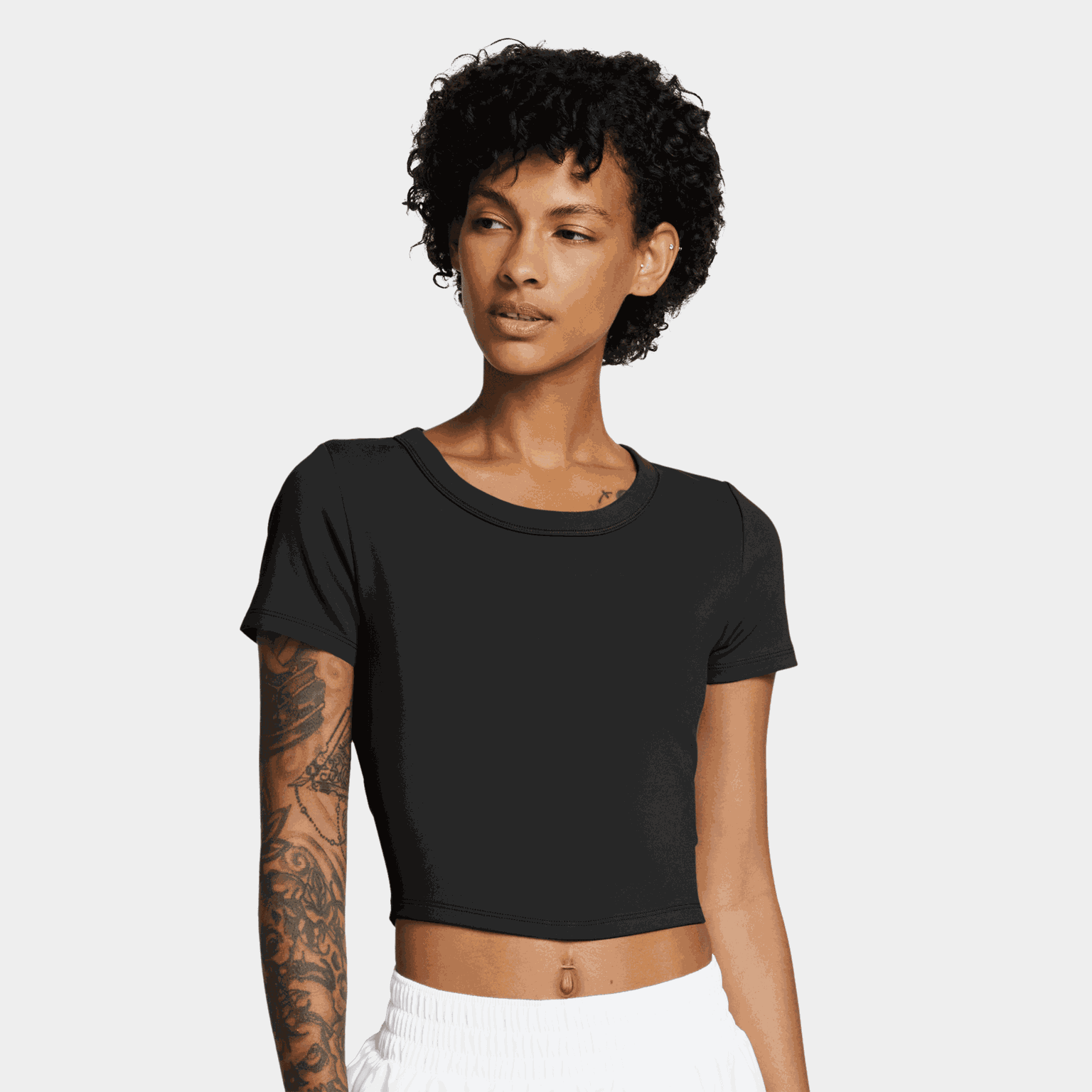 One Fitted Dri-FIT Short Sleeve Top, t-shirt, dam - full image 1