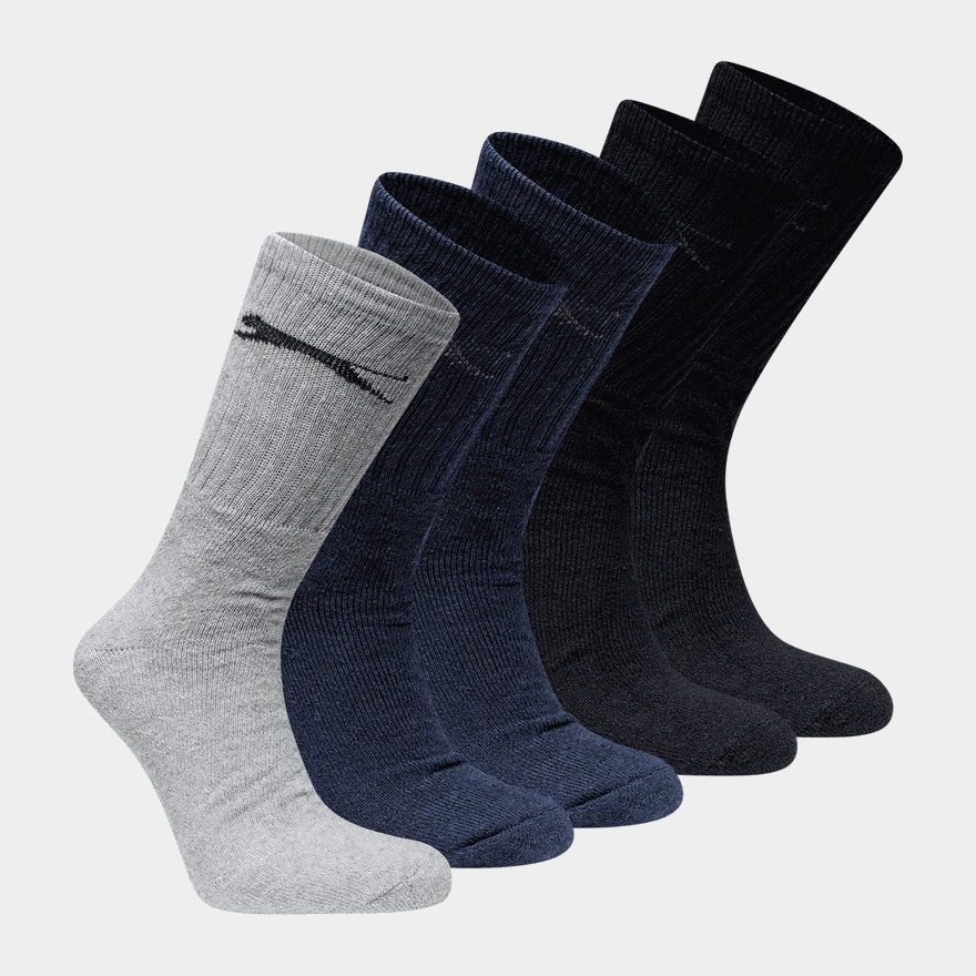 5Pk Crew Sock +, strumpor, herr - full image 1