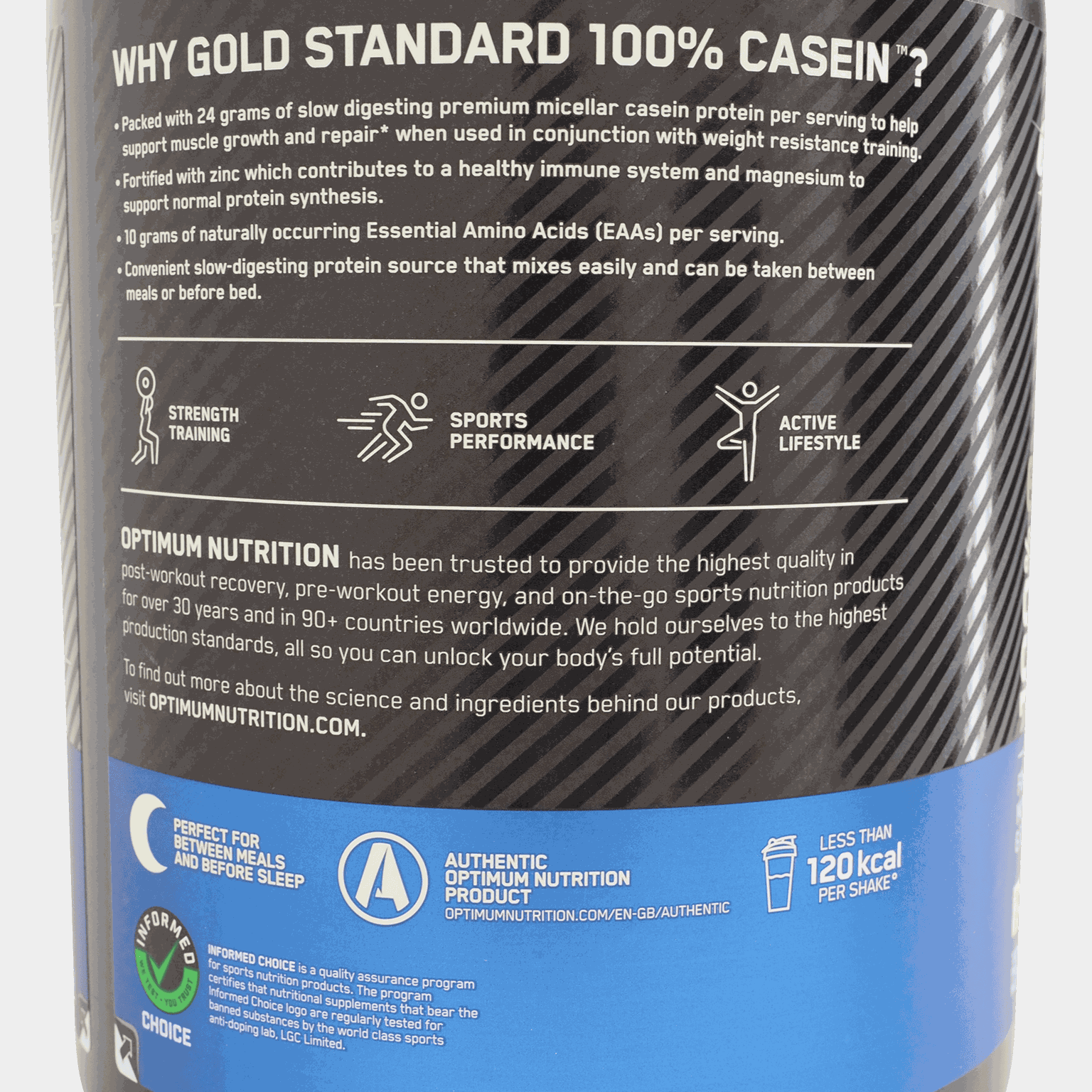 ON 100% Gold Standard Casein Creamy Vanilla, proteinpulver - full image 3
