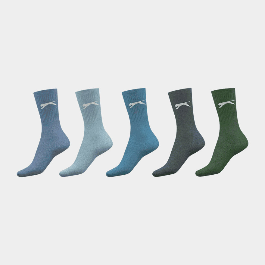Slaz 5PK Crew Sock S+00, strumpor - full image 1