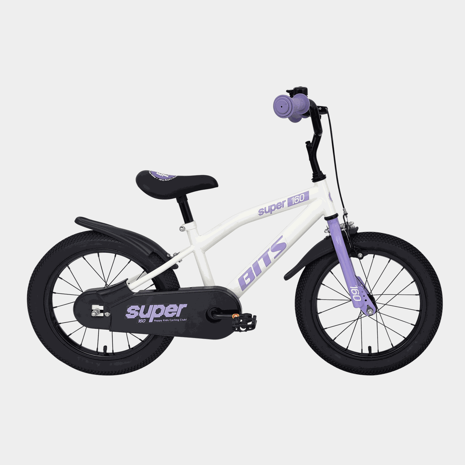 Super 160 WHITE/VIOLET 25 26/27, barncykel - full image 1