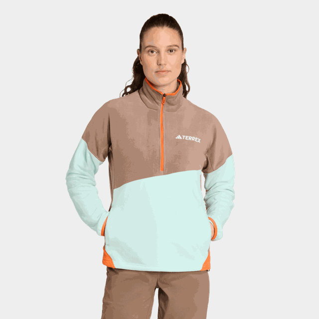 Terrex Multi Climawarm Fleece Anorak, fleecejacka, dam - Fleecetröjor